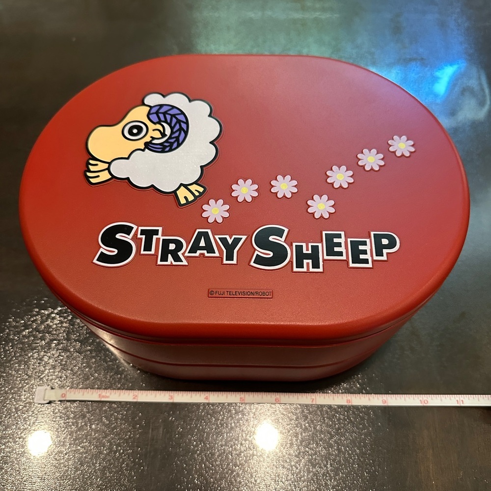 Stray Sheep Poe Fuji Television Robot Candy Tier Storage Box w/ 4 Snack Plates
